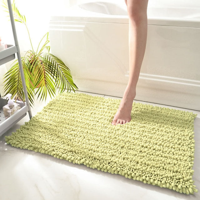 absorbent bathroom mat